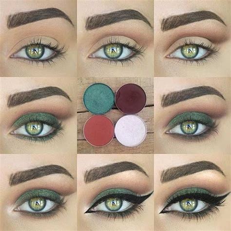 best eyeshadow colors for green eyes